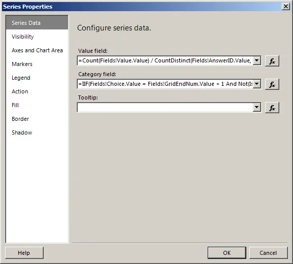 Set series properties