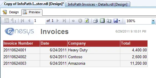 Preliminary Report Preview