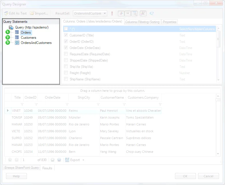 QueryConceptsStatements