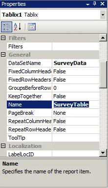 Rename the table name