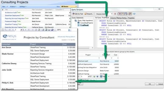 Quick Tour: Merge a set of Lists
