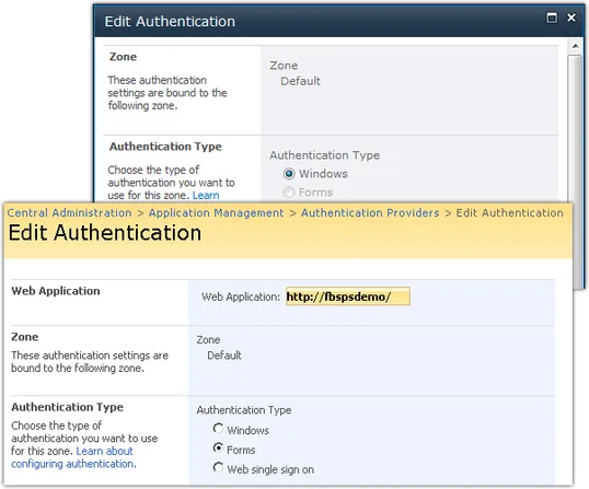 SharePoint Authentication
