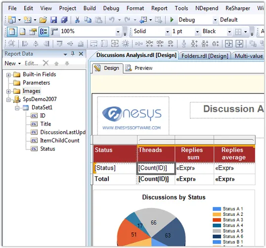 Quick Tour: Reporting Services Integration